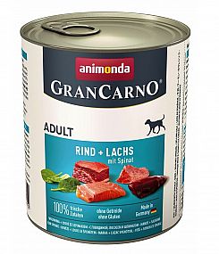 GRANCARNO Adult - losos+špenát  800g