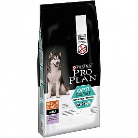 PRO PLAN MEDIUM & LARGE PUPPY optidigest GRAIN FREE  krůta  12kg