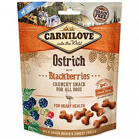 Carnilove Dog Crunchy Snack Ostrich&Blackberries 200g