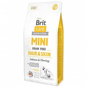 BRIT CARE dog GF mini hair skin  7kg