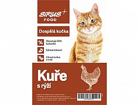 Sirius Food CAT Super Premium Adult kuře s rýži 2kg