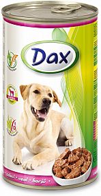 DAX dog kousky telecí 1240g