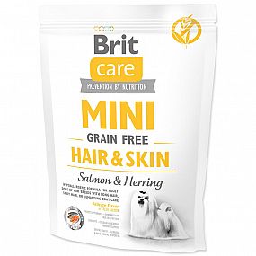 BRIT CARE dog GF mini hair skin  400g