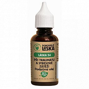 LÁSKA 54 Při traumatu a stresové zátěži, podpůrný olej 30ml