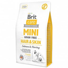 BRIT CARE dog GF mini hair skin  2kg