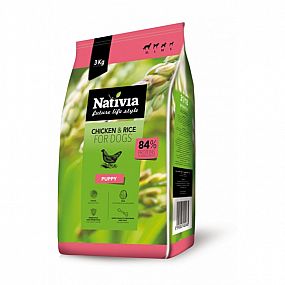 NATIVIA puppy chicken&rice     3kg