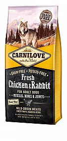 Carnilove Dog Fresh Chicken & Rabbit for Adult 12kg