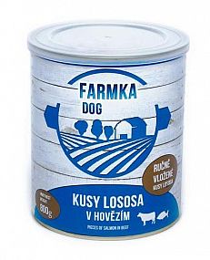 FARMKA dog 800g s lososem