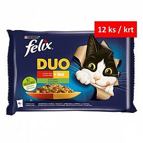 FELIX Fantastic jehně,kuře,rajčata,vepřové, zvěřina,cuketa  4x85g