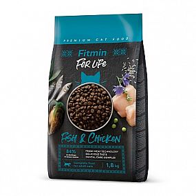 Fitmin cat For Life Adult fish and chicken 1,8kg