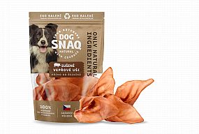 DOG SNAQ vepřové ucho sušené   4ks