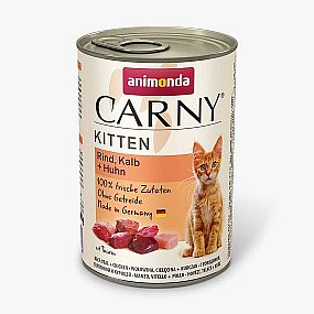 CARNY KITTEN hovězí, krůta  400g