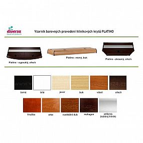 ALU kryt LED 100x40cmAP 1x20W  wenge