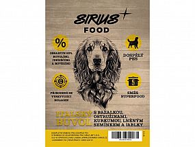 Sirius Food DOG Italian 65 Adult Italský buvol s bazalkou 12kg