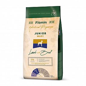 Fitmin MAXI junior Lamb With Beef 12kg