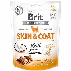 Brit Care Dog Functional Snack Skin&Coat Krill 150g