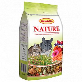 AVICENTRA NATURE PREMIUM činčila/osmák 850g