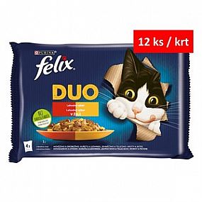 FELIX Fantastic kuře+ledvin/hov+drůb/jehně+tele/krůta+játra 4x85g