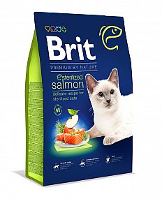 Brit Premium Cat by Nature Sterilized Salmon 8kg