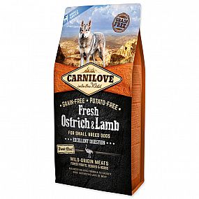 Carnilove Dog Fresh Ostrich&Lamb for Small Breed 6kg