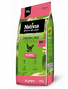 NATIVIA puppy chicken&rice    15kg