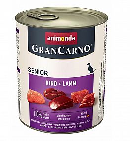 GRANCARNO Senior - hovězí+jehněčí  800g