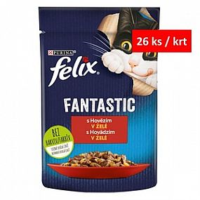 FELIX Fantastic s hovězím v želé  85g