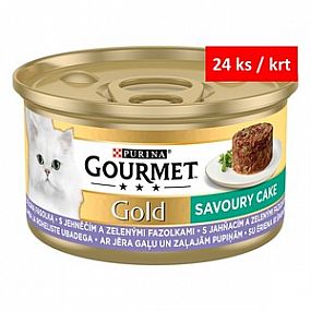 GOURMET GOLD Savoury Cake KK  85g   jehně a fazolky