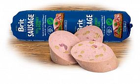 BRIT sausage Turkey & Pea NEW 800g