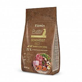 Fitmin dog Purity Rice Semimoist Rabbit&Lamb 800g