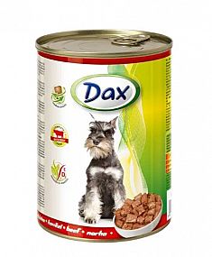 DAX dog hovězí kousky 415g