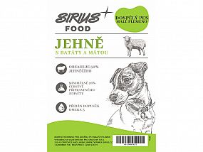 Sirius Food DOG Grain Free Adult Mini jehně s batáty a mátou 2kg