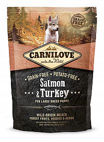 Carnilove Dog Salmon & Turkey for LB Puppies 1,5kg