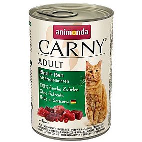 CARNY ADULT hovězí, srnec, brusinky  400g