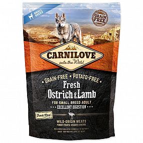 Carnilove Dog Fresh Ostrich&Lamb for Small Breed 1.5kg