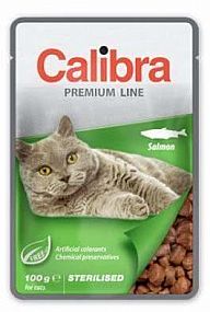 Calibra Cat kapsa Sterilised Salmon 100g