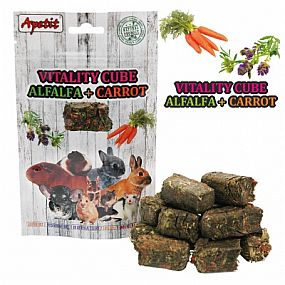 Apetit - Vital. cube ALFALFA & CARROT (vojtěška s mrkví) 120g