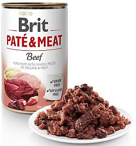 Brit Dog konzerva Paté & Meat Beef 400g