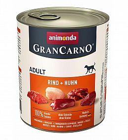 GRANCARNO Adult - hovězí+kuře  800g