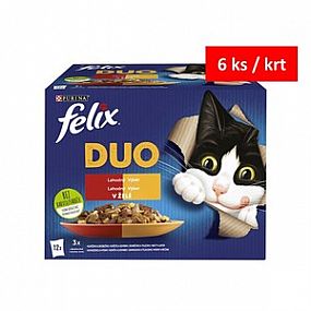 FELIX Fantastic kuře,ledvinky,hovězí,krůta,játra,jehně  12x85g