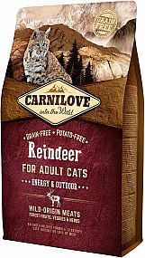 Carnilove Cat Reindeer for Adult Energy & Outdoor 2kg