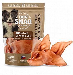 DOG SNAQ vepřové ucho sušené   4ks