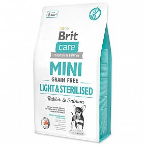 BRIT CARE dog GF mini light sterilised  2kg