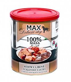 MAX 800g Kostky libové svaloviny s játry