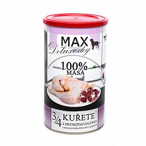 MAX 1200g 3/4 Kuřete s drůbežími žaludky