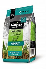 NATIVIA adult lamb&rice   3kg