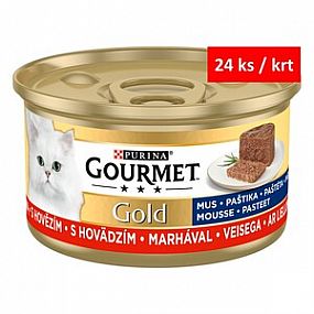 GOURMET GOLD Hovězí paštika    85g