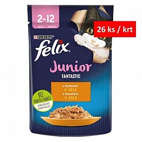 FELIX Fantastic Junior s kuřetem v želé  85g