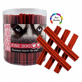 FINE DOG Jerky kříž hovězí 12,5cm 50ks