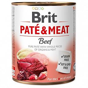 Brit Dog konzerva Paté & Meat Beef 800g